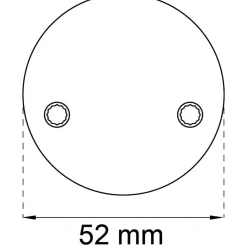 TÄCKBRICKA F4265 SVART