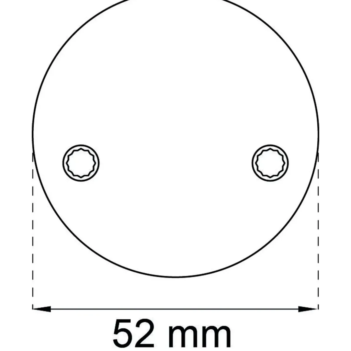 TÄCKBRICKA F4265 SVART