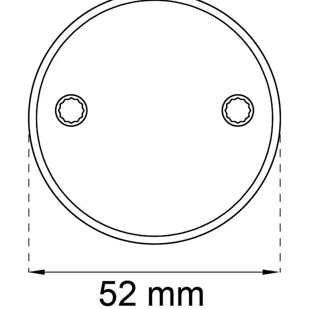 TÄCKBRICKA 4265Z KROM
