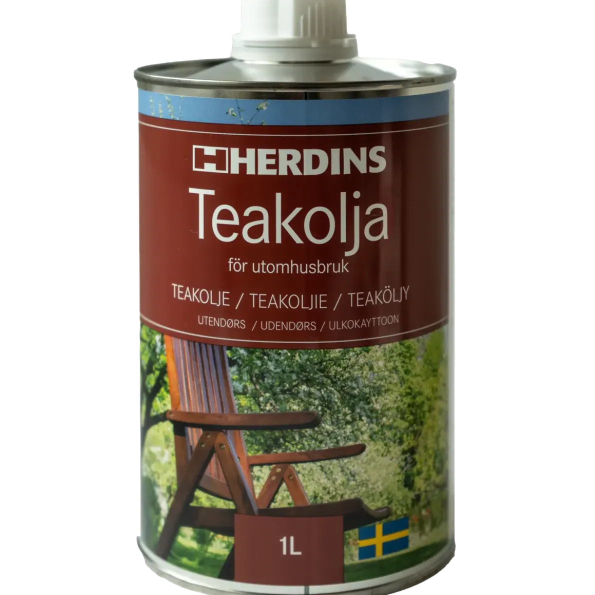 TEAKOLJA UTOMHUS 1L