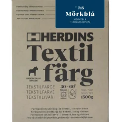 TEXTILFÄRG FLYTANDE MÖRKBLÅ