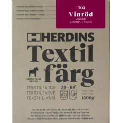 TEXTILFÄRG FLYTANDE VINRÖD