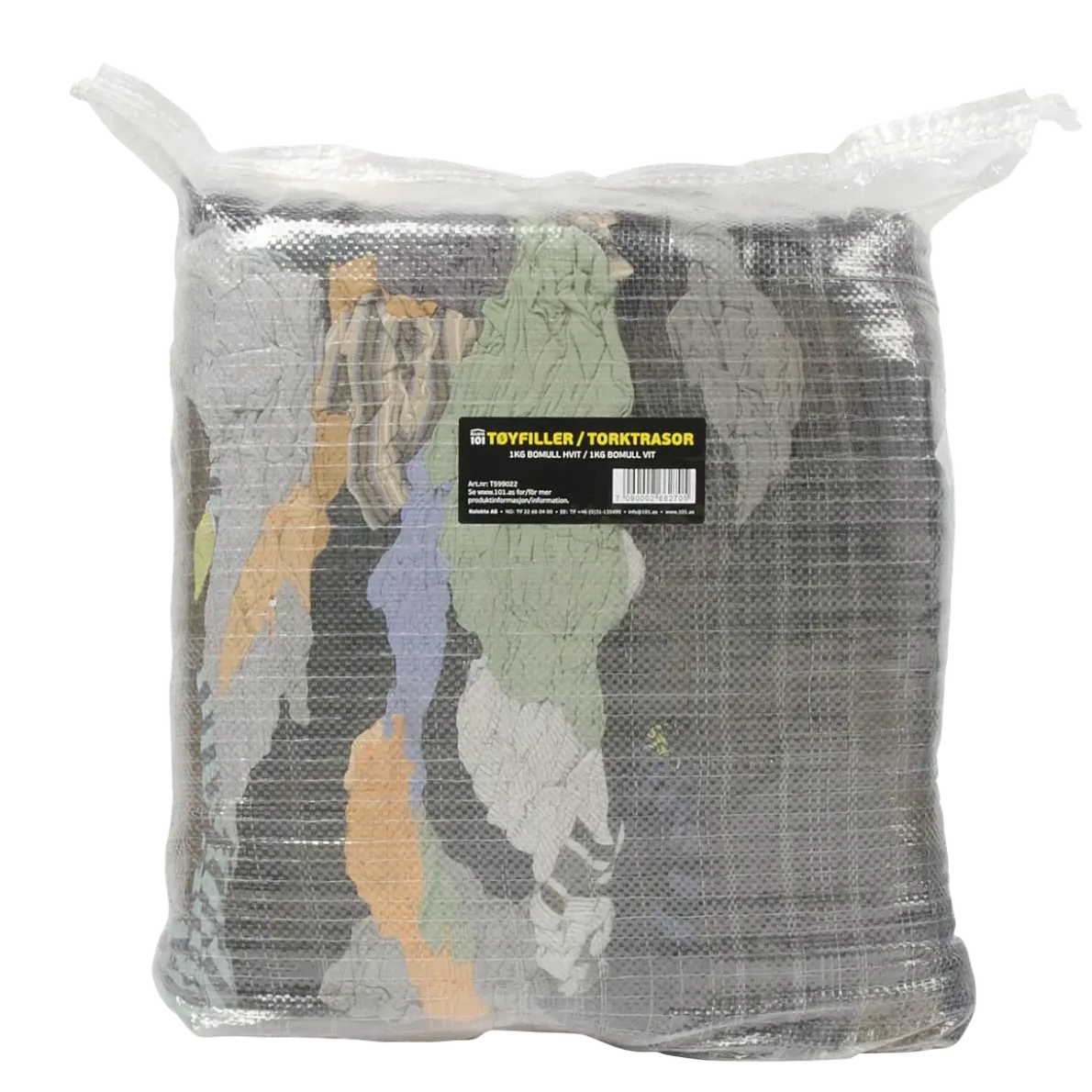 TEXTILTRASOR 101 TORKTRASOR PÅSE 10KG