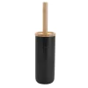 TOALETTBORSTHÅLLARE NATURE SVART D100X370MM