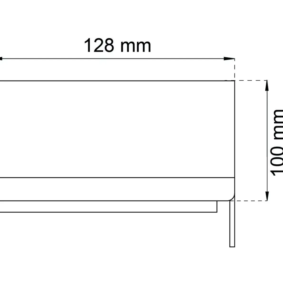 TOALETTPAPPERSHÅLLARE 3410 VIT 100X128MM
