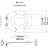 TOALETTSITS DUO VIT CC76-174MM