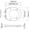 TOALETTSITS STANDARD VIT CC75-176MM