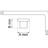 TOPPMUTTER 1910 NICKEL M8 D20X19MM 4ST