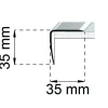 TRAPPKANTSLIST SA41 RF 200CM 35X35MM