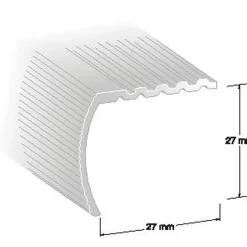 TRAPPNOS NR15 ALUMINIUM 29X29MM 200CM