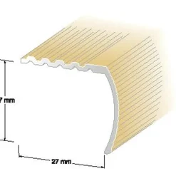 TRAPPNOS NR14 GULD 29X29MM 100CM