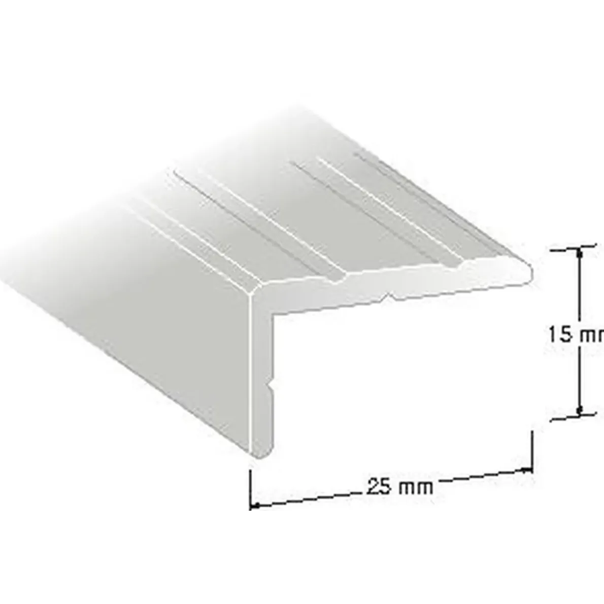 TRAPPNOS SILVER 25X15MM 200CM