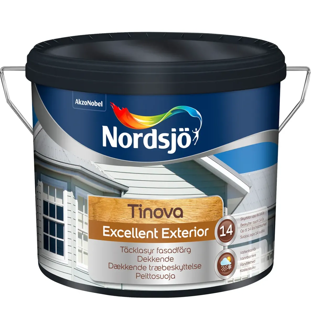 TRÄFASADFÄRG TINOVA EXCELLENT BCUTOMHUS 9,4L