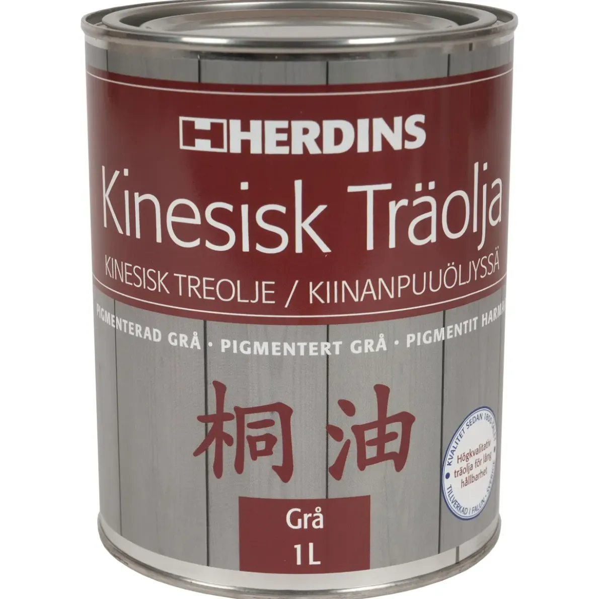 TRÄOLJA KINESISK GRÅ 1L