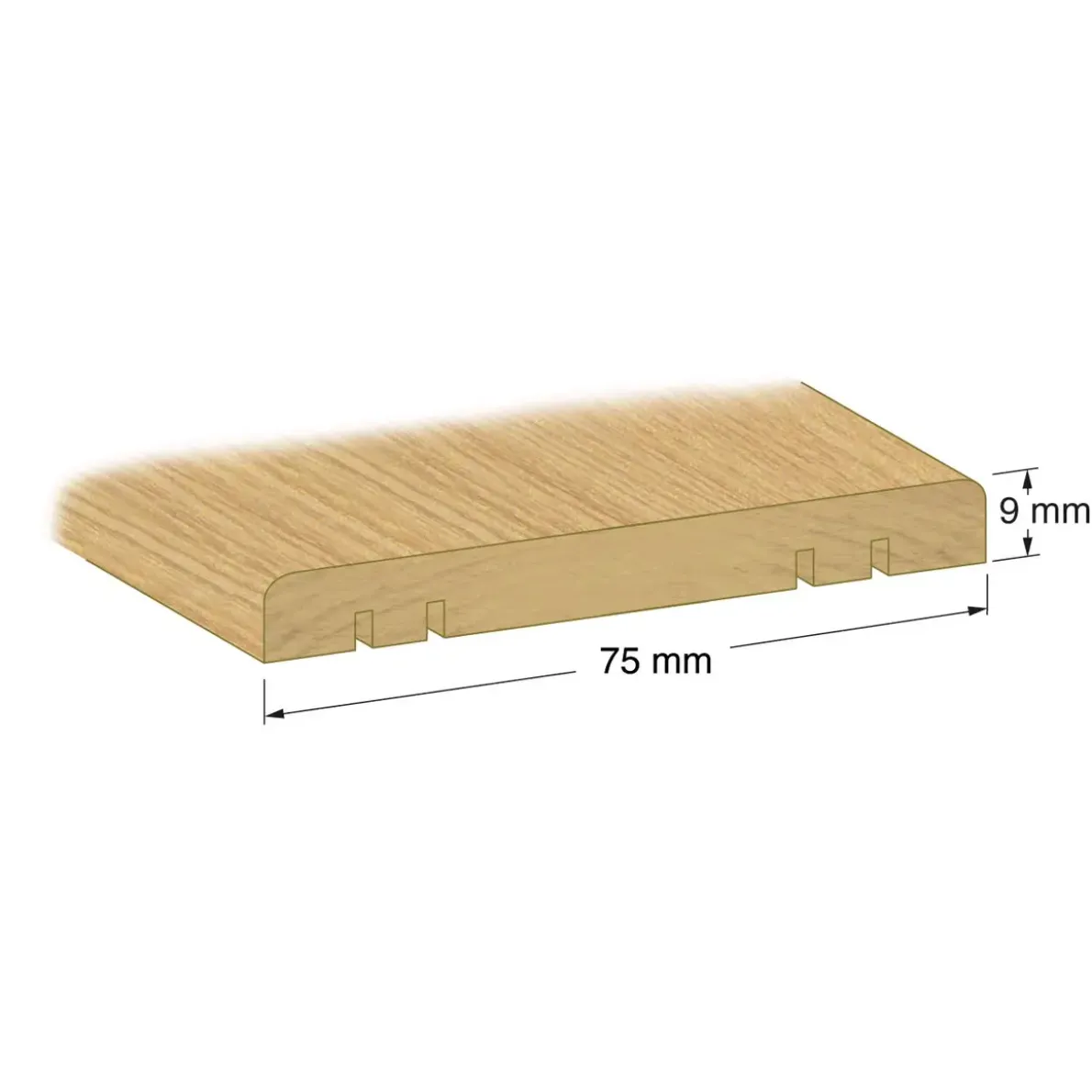 TRÖSKEL NR114 EK 9X75MM 200CM