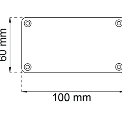 TRYCKFÖRDELARE PLEXI 60X100MM