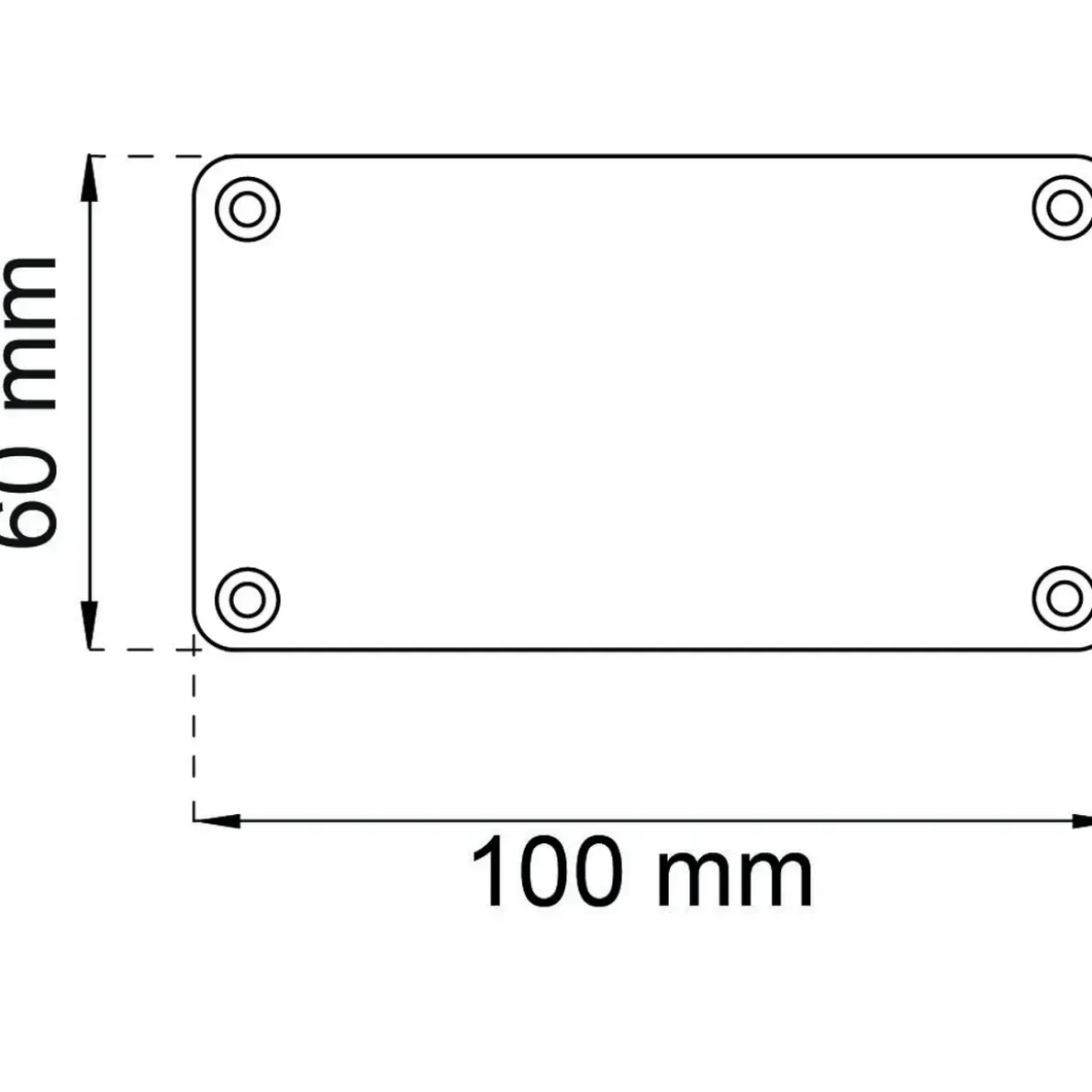 TRYCKFÖRDELARE PLEXI 60X100MM