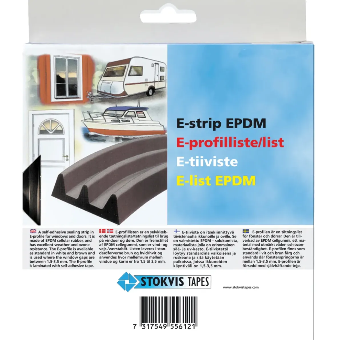 TÄTLIST E EPDM BRUN 9MMX4MMX24M