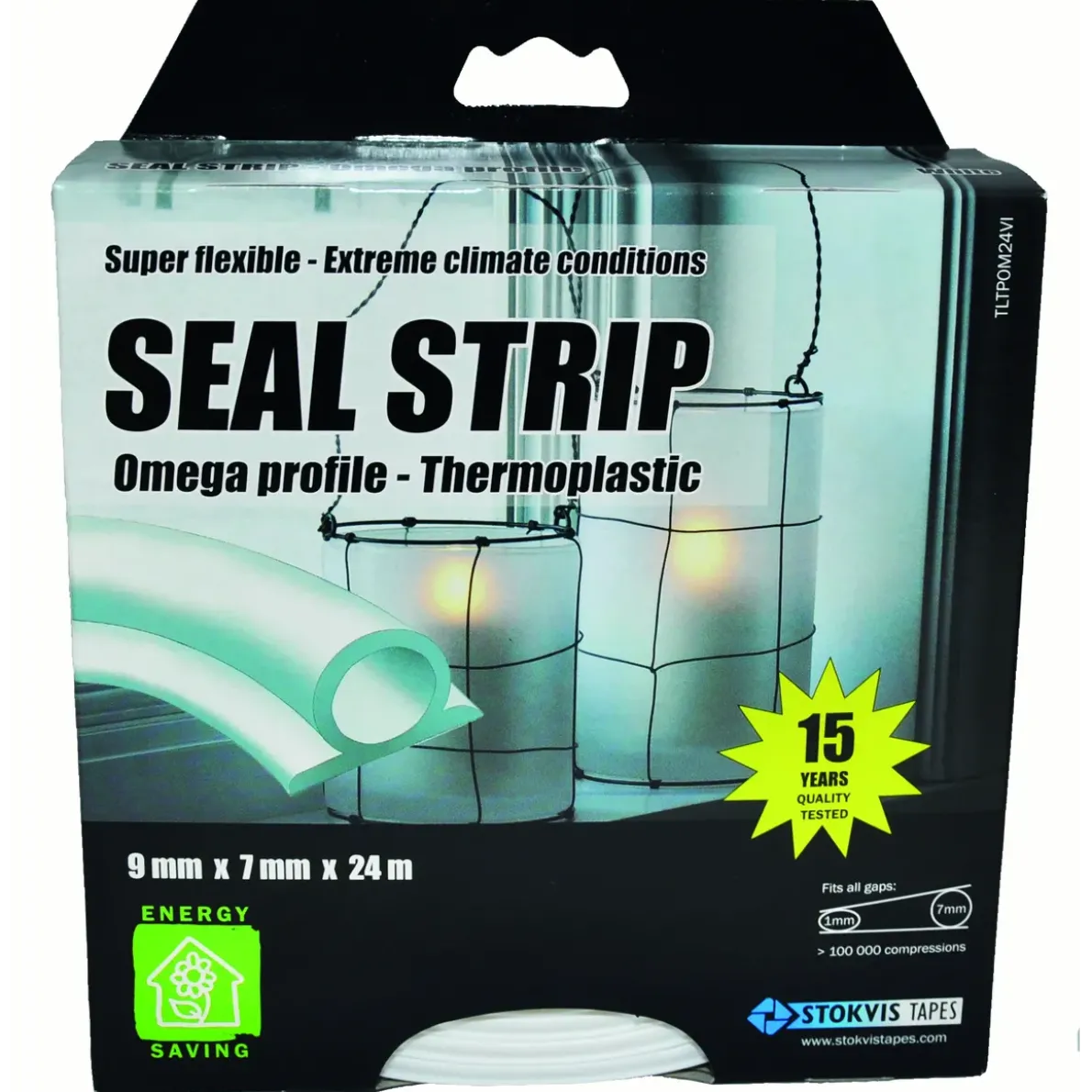 TÄTLIST OMEGA THERMOPLASTIC VIT 9X7MM 6M