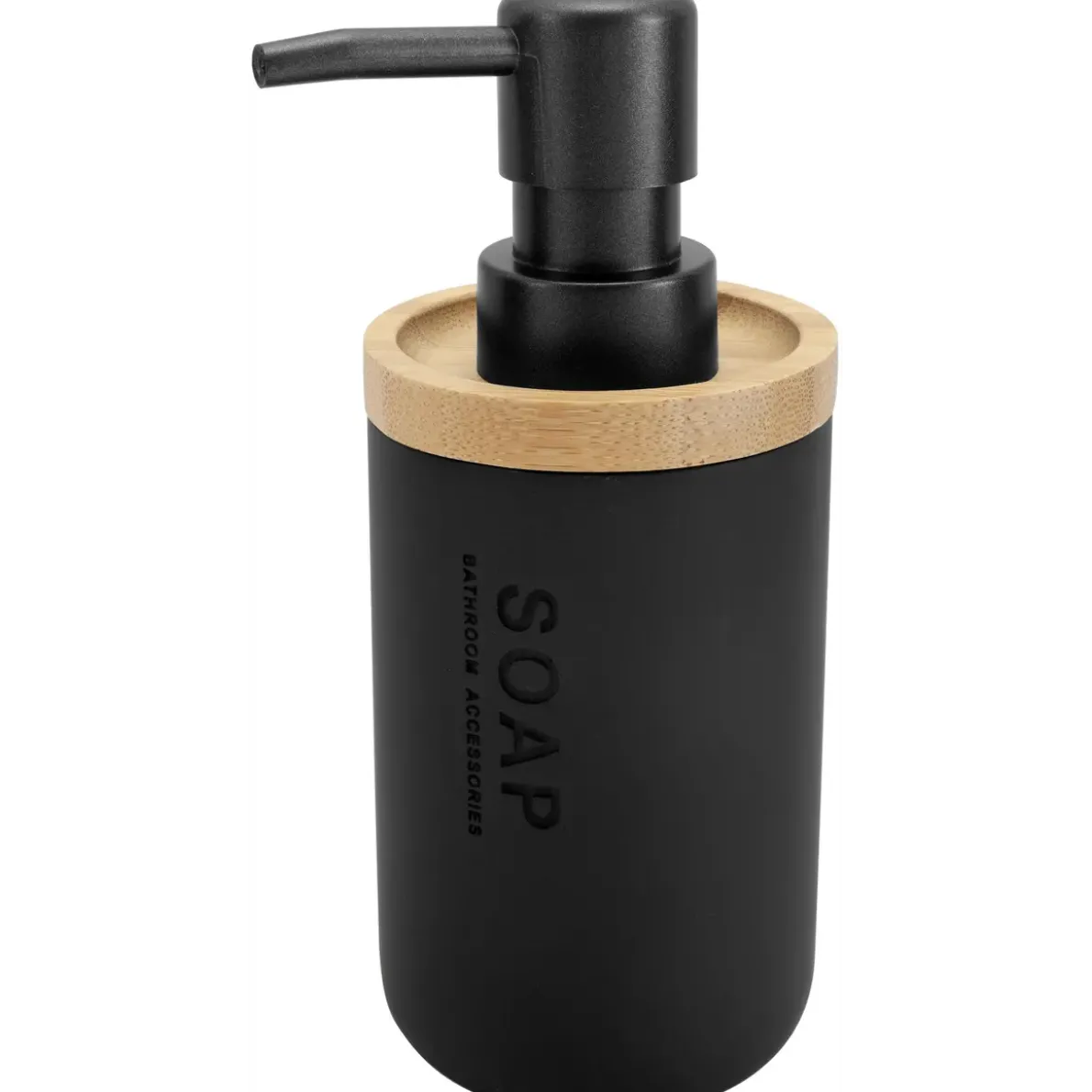 TVÅLPUMP NATURE SVART D65X160MM