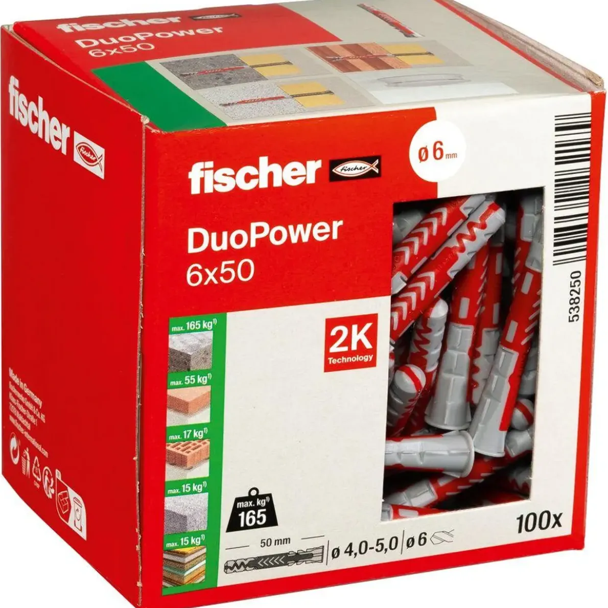 UNIVERSALPLUGG DUOPOWER 6X50 6X50