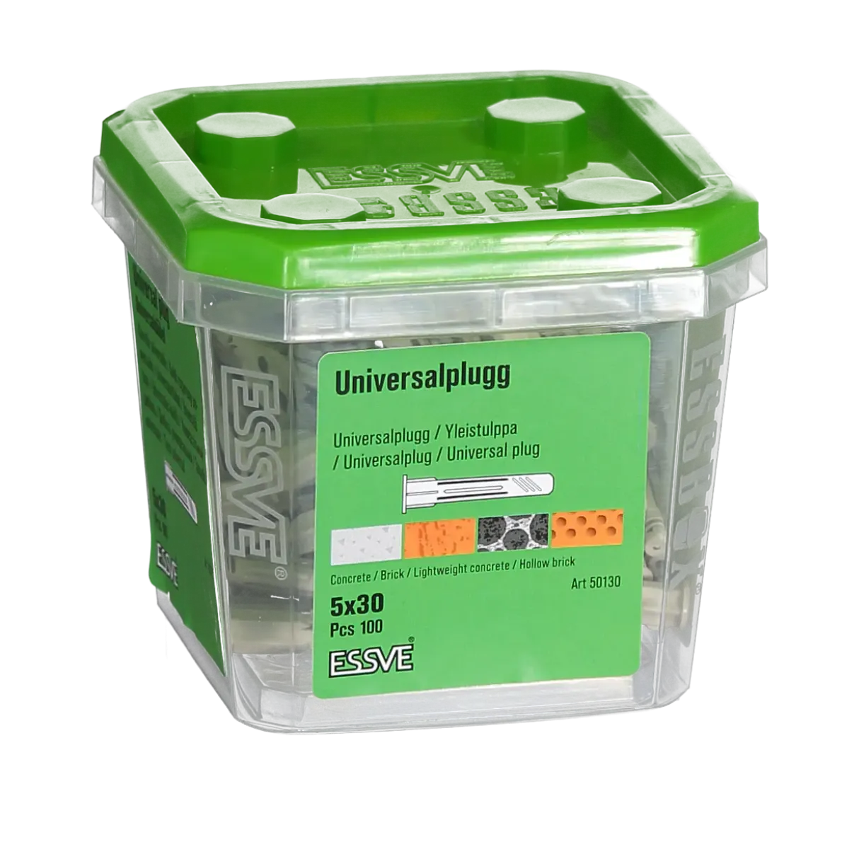 UNIVERSALPLUGG 5X30 100ST