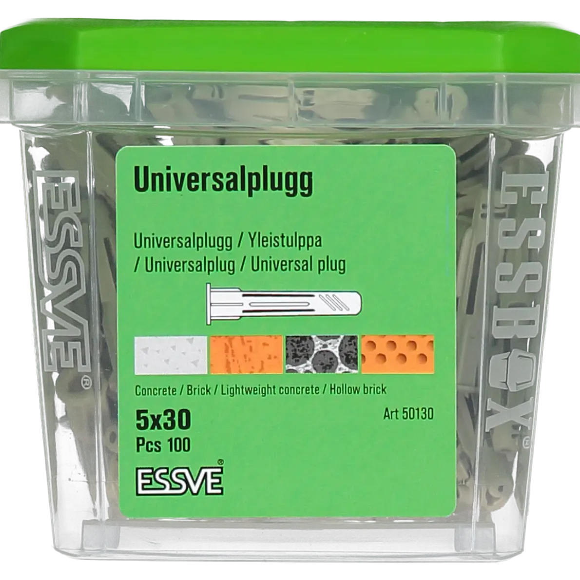 UNIVERSALPLUGG 5X30 100ST