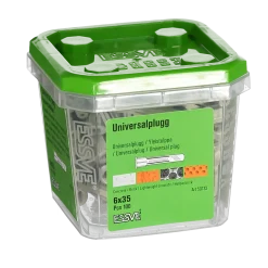 UNIVERSALPLUGG 6X35 100ST