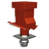 VENTILATIONSHUV 2-KUP ISOLERAD T.RÖD 1-KAN 160/125MM