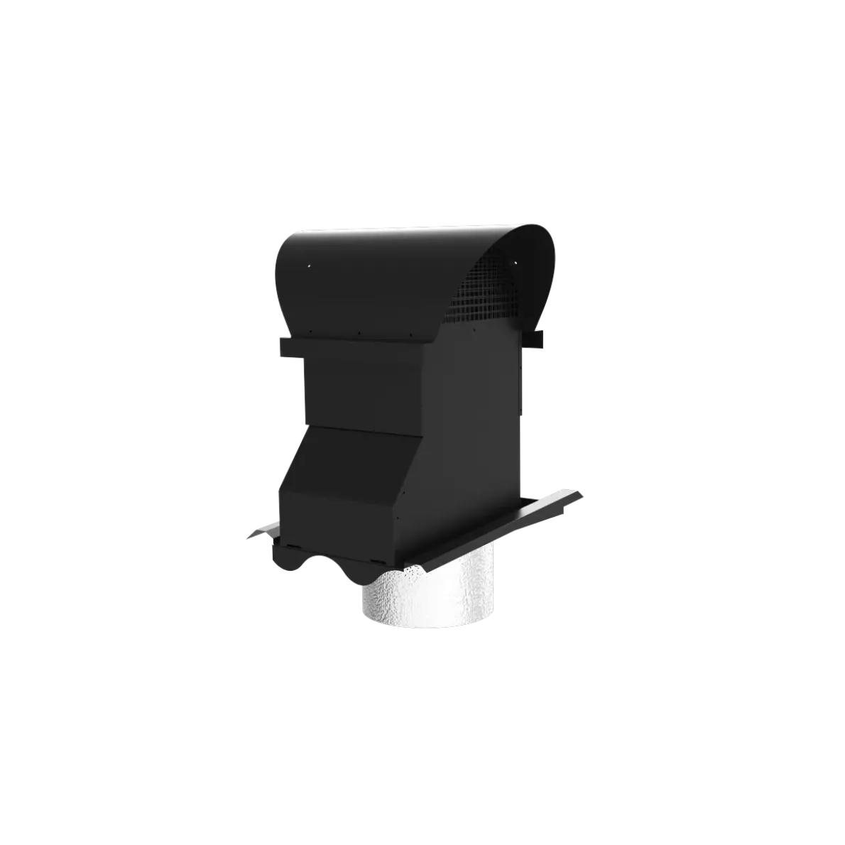 VENTILATIONSHUV PLÅT BETONG 2-K SVART 125/160 722920