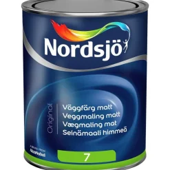 VÄGGFÄRG ORIGINALMATT G7 INNE VIT 1L