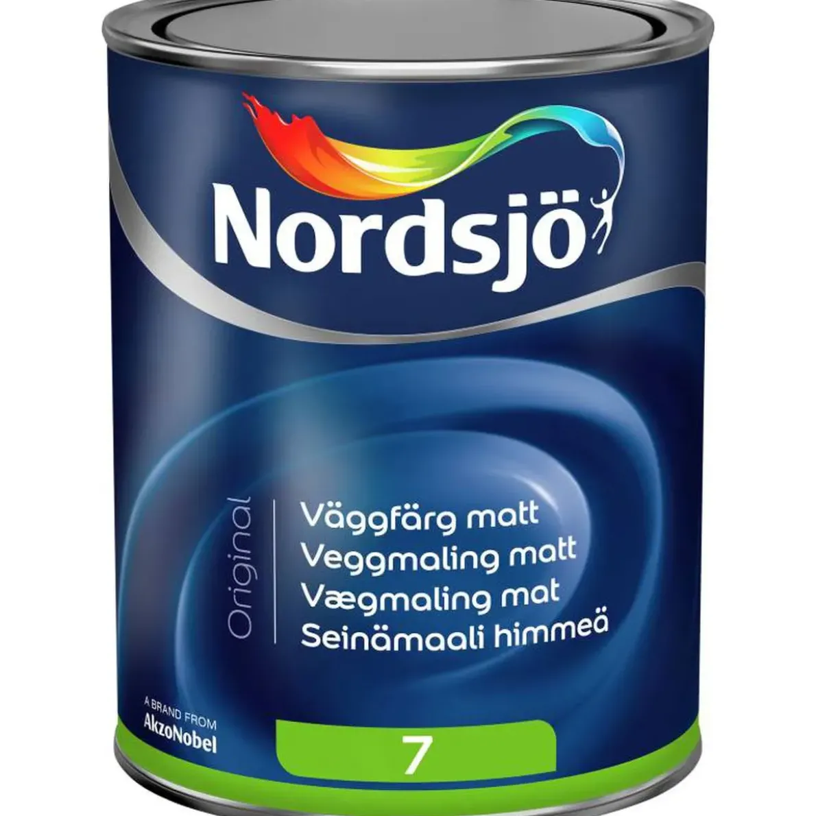 VÄGGFÄRG ORIGINALMATT G7 INNE VIT 1L