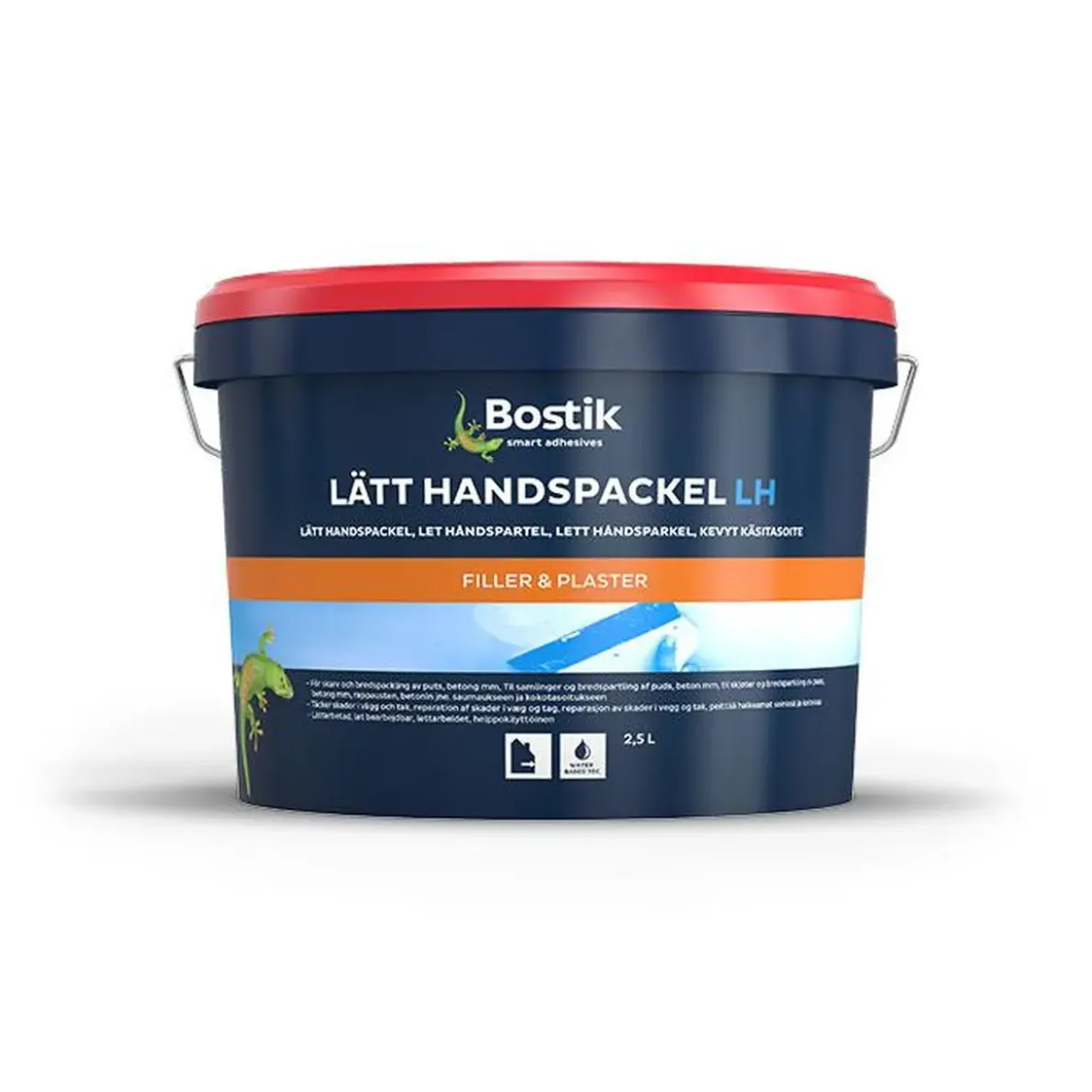 VÄGGSPACKEL/LÄTT HANDSPACKEL LH 2,5L