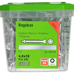 VINGSKRUV FÖRSÄNKT HUVUD TX25 BORRSPETS CORRSEAL 4,8X38 250