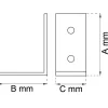 VINKELJÄRN 6113 EFZ 75X75MM 2ST