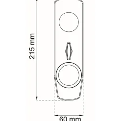 VREDSKYLT RF 215X60MM