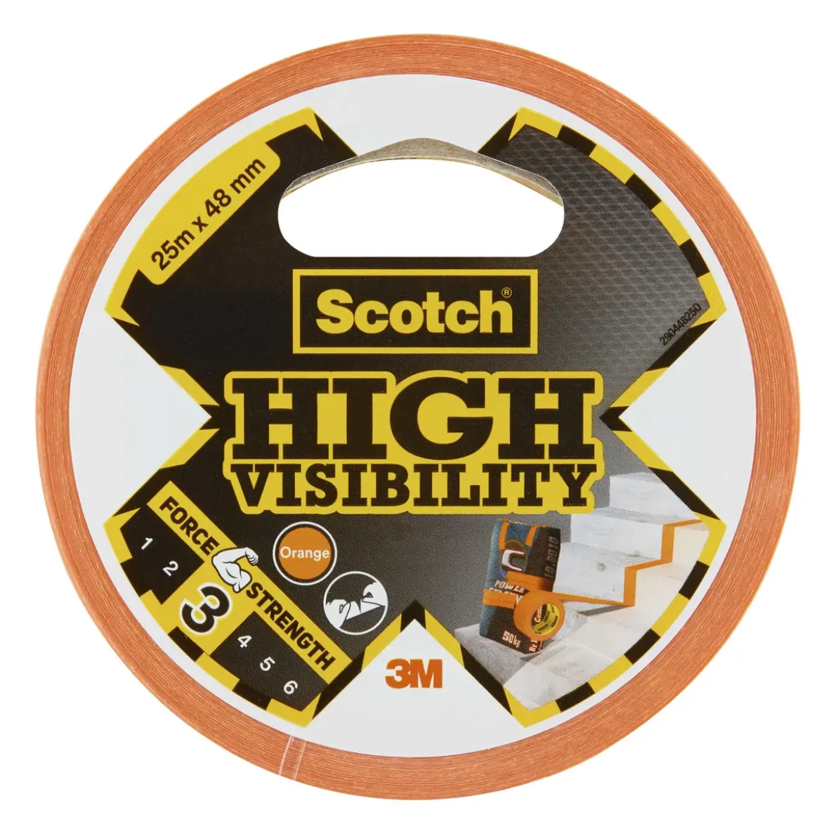 VÄVTEJP HIGHVISIBILITY ORANGE 48MM 25M
