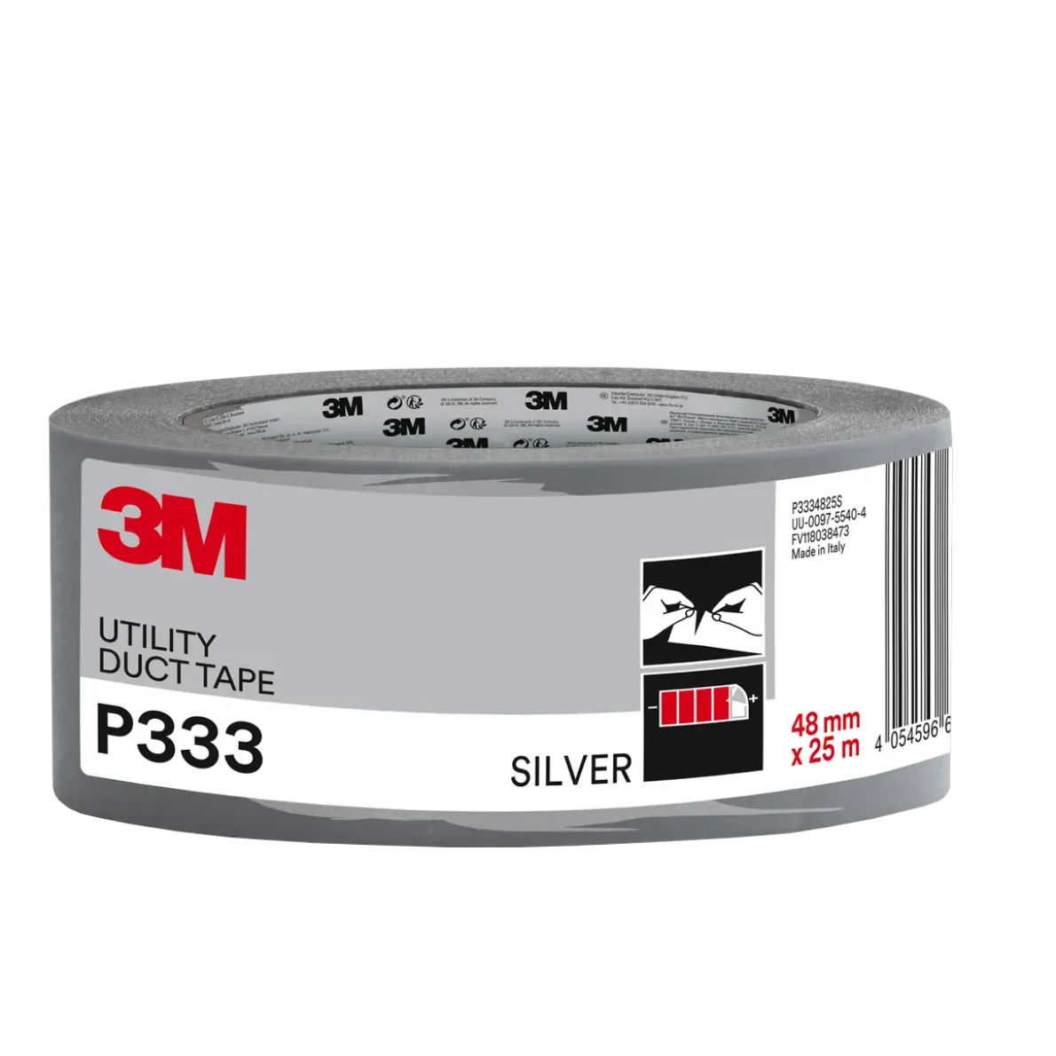 VÄVTEJP P333 SILVER 48MM 25M 48 MM X 25 M